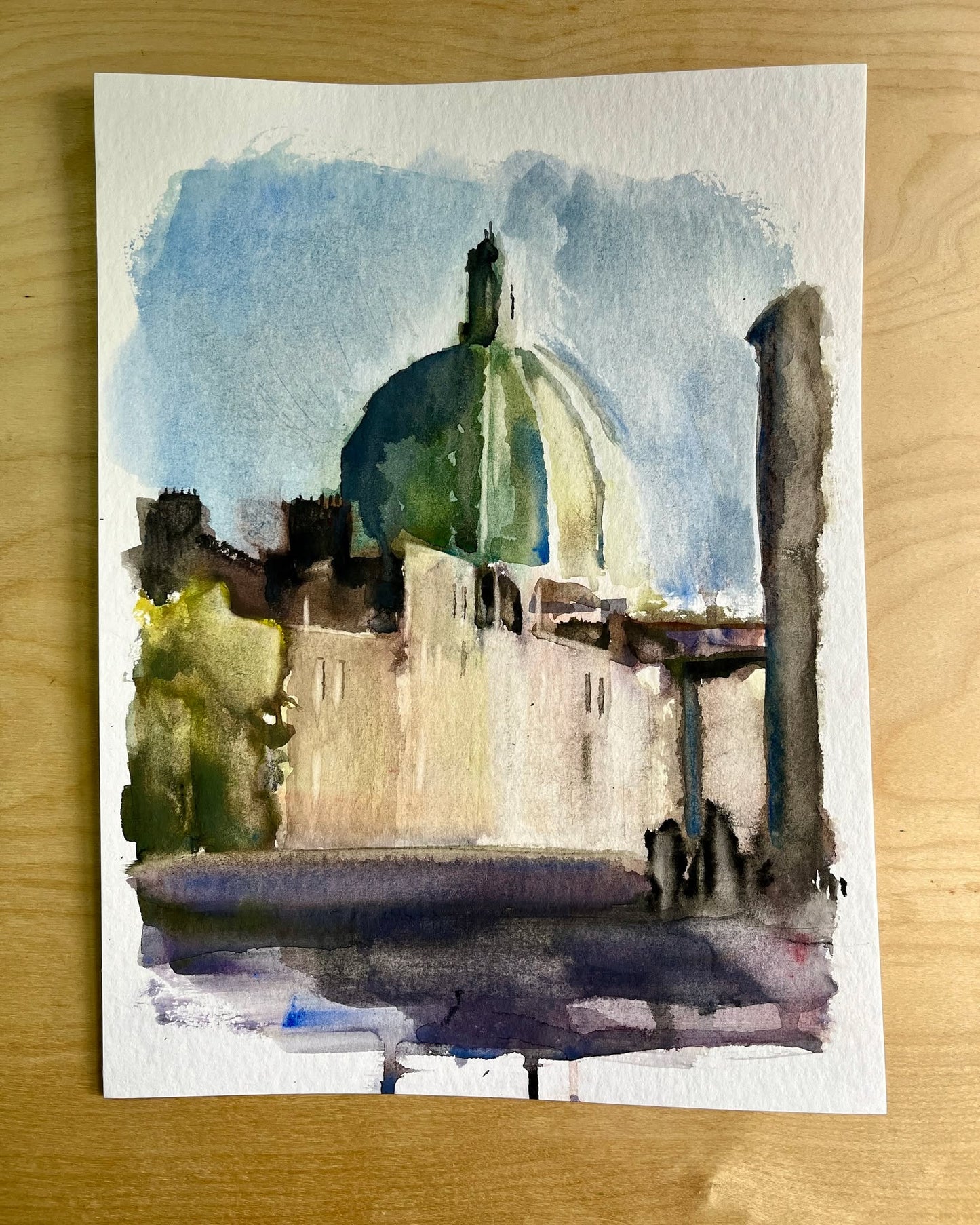 Rathmines Church View original by Nick cruz Velleman £TBA