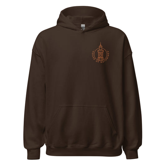 D6 Heritage Edition: Rathmines Clock Tower Hoodie Dark Chocolate