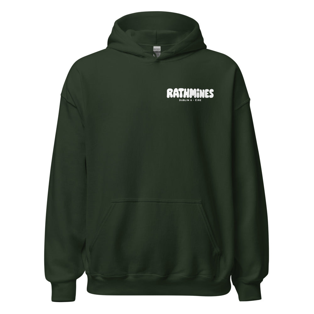 Rathmines Dublin 6 Hoodie - Forest Green