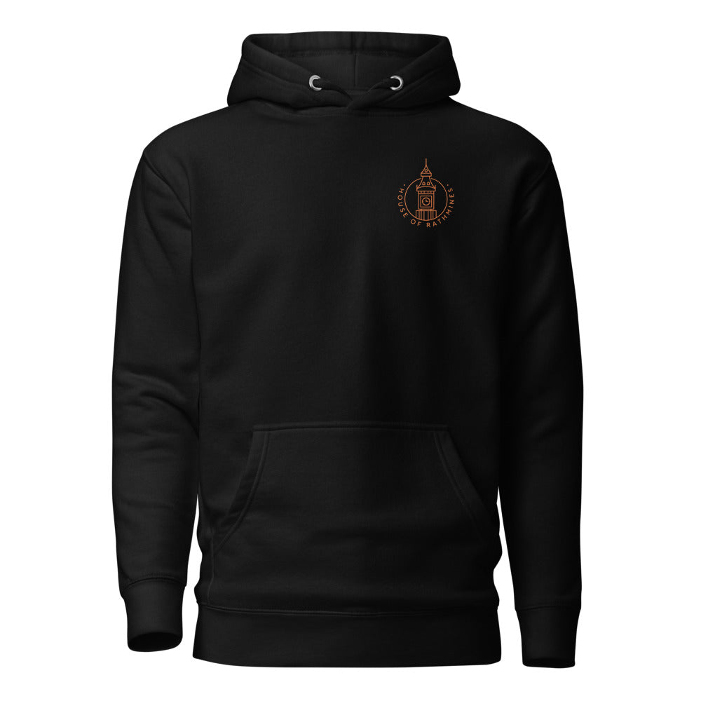 D6 Heritage Edition: Rathmines Clock Tower Hoodie - Black - Black