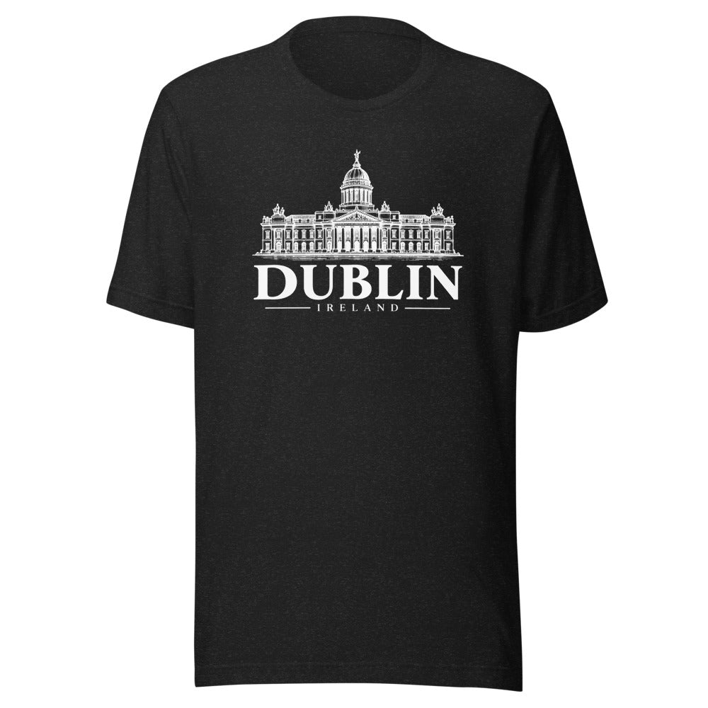 Dublin Custom House T-Shirt - Black Heather