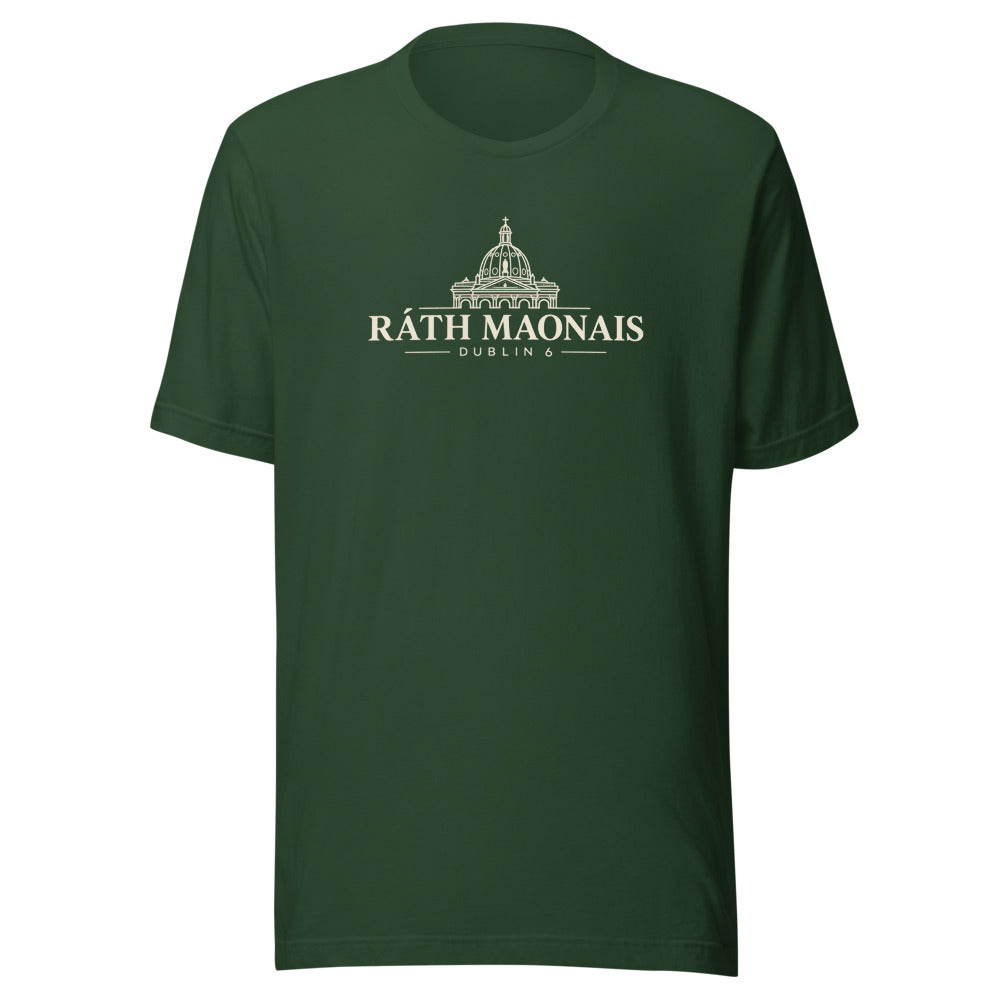 Rathmines Rath Maonais Warm Cream Printful T-Shirt - Forest