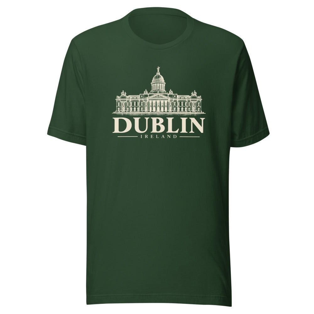 Dublin Custom House T-Shirt - Forest