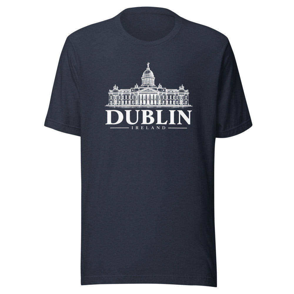 Dublin Custom House T-Shirt - Heather Navy
