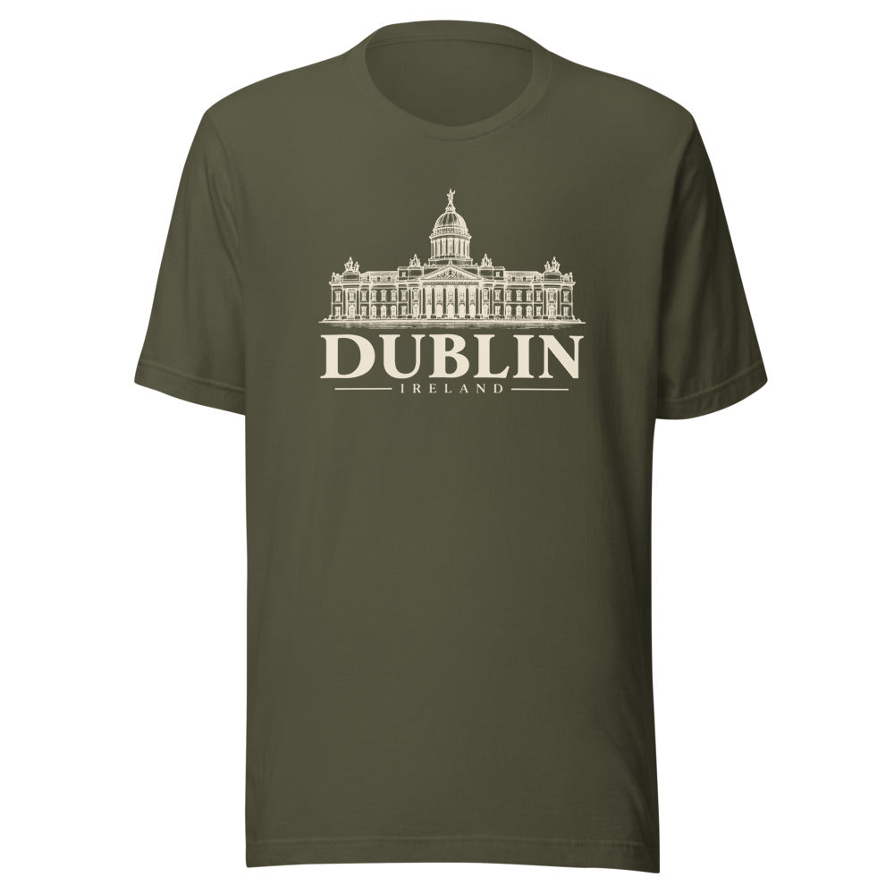 Dublin Custom House T-Shirt - Military Green